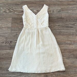 Donna Morgan Cream Sleeveless Dress